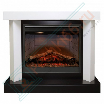 Электрический Каминокомплект Vancouver - Фактурный белый с очагом Symphony 26'' DF2608-INT