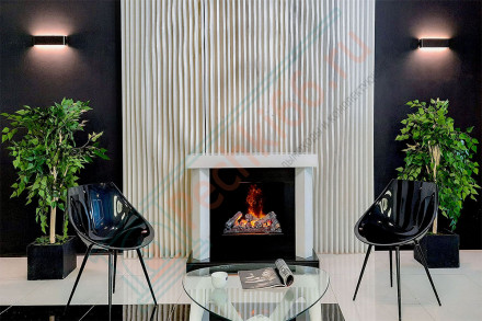 Электрический Каминокомплект Vancouver - Черный лак с очагом Cassette 400 NH