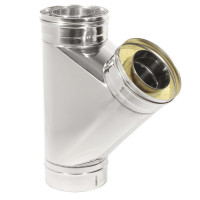 Тройник Термо 45° ТРТ-Р (304-0.8/304) d-150/250 (ТиС Стандарт)