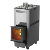 Печь для бани Костёр 14, дверца со стеклом (Костёр) до 14 м3