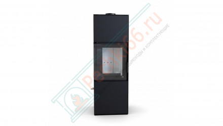 Печь-камин Quadroom, красная сталь (Defro-Home) 9,6кВт