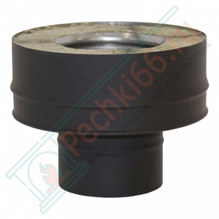 Переходник моно-термо VBR черный (НЕРЖ-439/0,8) d-150/250 (Вулкан)