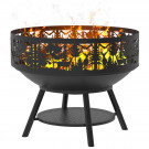 Костровая чаша чугунная Fantastic Ø 1000 на подставке престиж, декор Русский Лес (Везувий) Костровая чаша чугунная Fantastic Ø 1000 на подставке престиж, декор Русский Лес (Везувий)