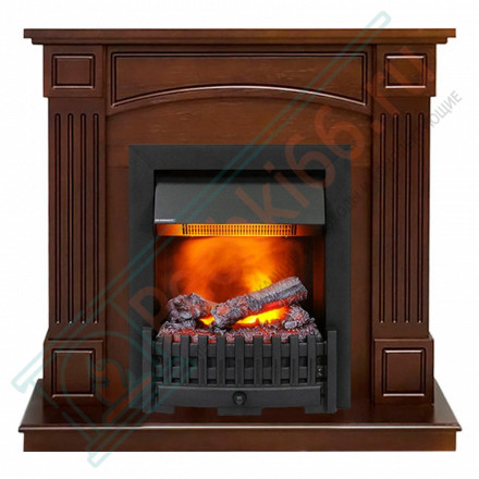 Каминокомплект Boston - Темный дуб (Высота 925см) с электроочагом Danville Black FB2 (Dimplex)