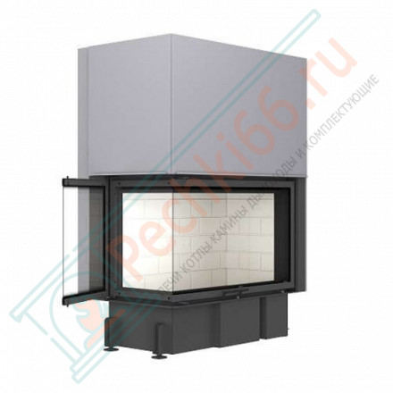 Топка Дельта 1000 LB два стекла левая черный шамот (Экокамин)