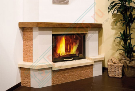 Каминная топка с водяным контуром TermoCamino 800 Piano (La Nordica)