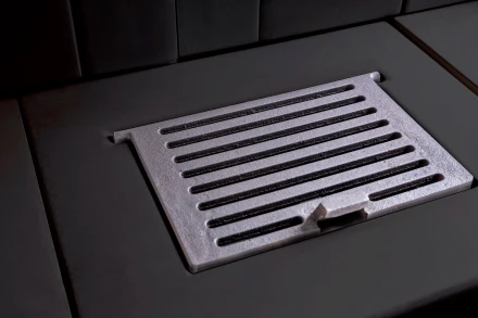 Топка Дельта 1000 RB два стекла правая черный шамот (Экокамин)