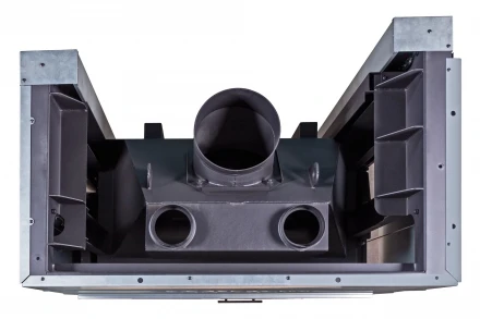 Топка Дельта 1000 RB два стекла правая черный шамот (Экокамин)