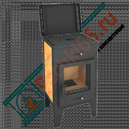 Печь-камин Пехорка 6 с плитой (Мета) до 120 м3